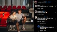 Carmen Mundt's comment on Russell's post (Image source: @georgerussell63/Instagram)
